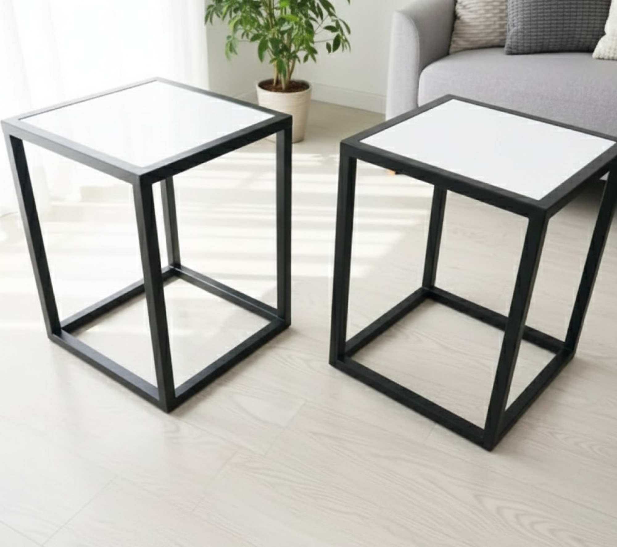 Modern Cube Side Table